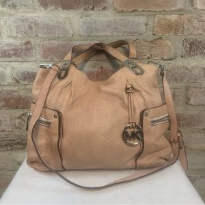 Michael kors pink satchel bag purse